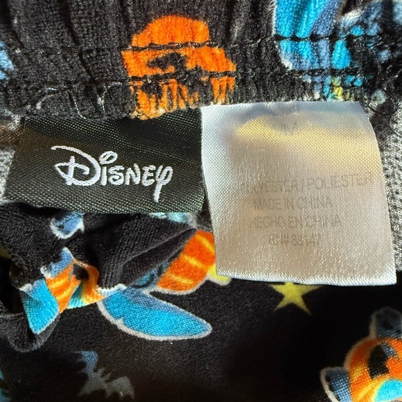 Disney Black and Orange Halloween Stitch Pajama Pants - Picture 3 of 6